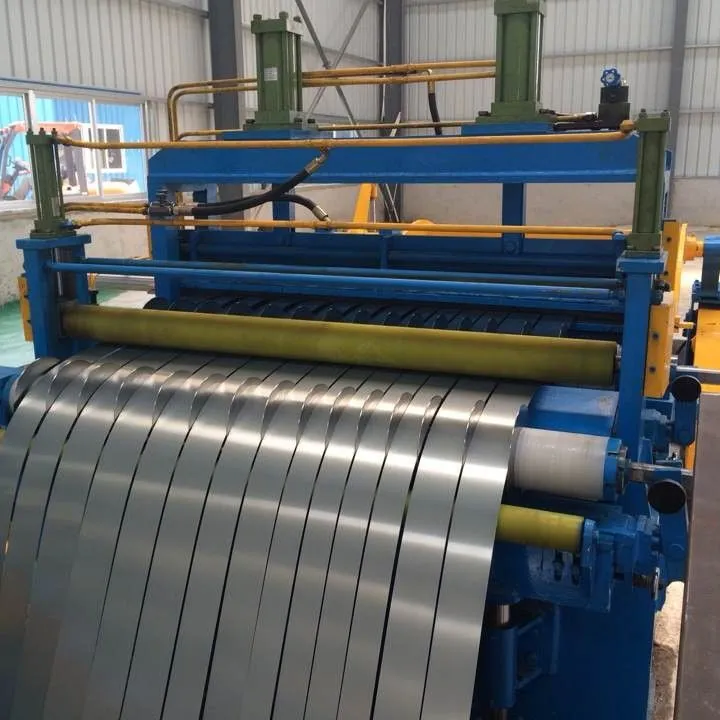 used cut to length line Made in China high efficiency Metal Slitting machine to slitting colour steel and galvanized steel for p