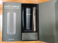Verres intelligents avec contrôle de la température Tasse intelligente avec couvercle Tasse à café de voyage auto-chauffante avec affichage LED sur batterie intégrée