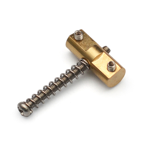 Lot de 3 selles de pont de guitare en laiton pur, <span class=keywords><strong>compensées</strong></span>, 21x8MM, pour pont de guitare électrique, Pièces de guitare - Product Image 2