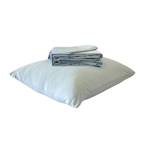 Parure de draps 3 pièces <span class=keywords><strong>Queen</strong></span> OEM/ODM douce et respirante 300TC en <span class=keywords><strong>nylon</strong></span>/spandex rafraîchissante avec propriétés antibactériennes pour les personnes ayant chaud la nuit - Product Image 1