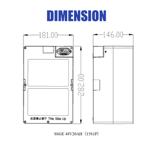 Batterie LiFePO4 48V20AH à faible résistance interne et haute efficacité pour véhicules à 2 et 3 roues - Product Image 4