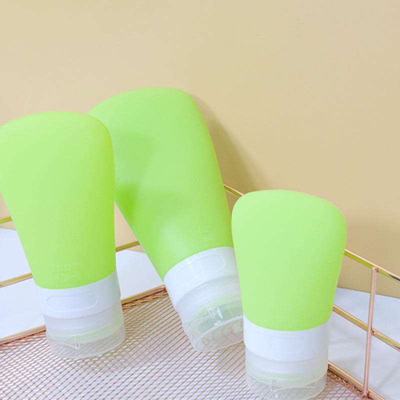 ขวดรีฟิลซิลิโคนสีเขียว
