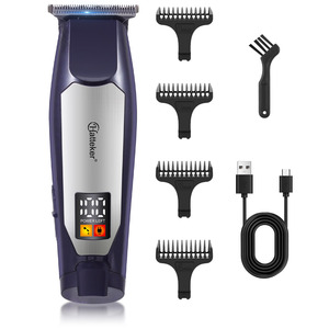 Tondeuse à cheveux électrique pour homme Hatteker HT-6115 avec écran numérique, compacte et portable, idéale pour les voyages - Product Image 4