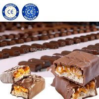Ligne de production complète de barres protéinées en Chine, machine à fabriquer des barres énergétiques, 300 kg par heure, machine à fabriquer des barres chocolatées