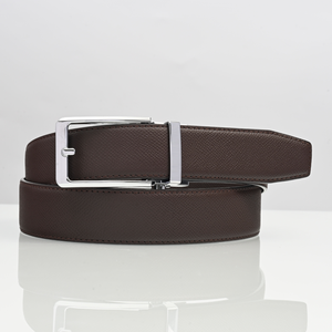 Cinturón de Cuero Genuino para Hombre, Personalizable, Sin Grietas ni Desprendimientos, Cómodo, Hebilla Automática de Aleación, Talla Estándar, para Uso Profesional - Product Image 2