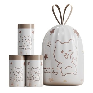 Pull Out Wall Mounted Trash Bags Extra Thick Drawstring L Size Household Kitchen Use - Product Image 5