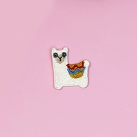 Geborduurde cartoon-vilt patches van ecologisch materiaal, gepersonaliseerde DIY dierenfiguurtjes, kledingaccessoires voor kleding en hoeden