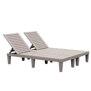 Chaise longue da giardino sedie da mare da spiaggia lettini da sole mobili da esterno - Product Image 4