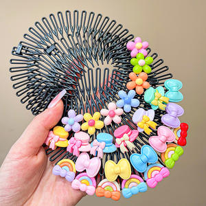 Joyería Infantil de Moda, Lindos Dijes de Resina con Dibujos Animados, Peineta para el Cabello, Pasador para Niñas, Alisador de Cabello - Product Image 1