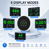 Analyseur de Qualité de l'Air WiFi Rechargeable avec Sonomètre, Testeur de Qualité de l'Air, Analyseur TVOC/PM2.5 pour la Maison et le Bureau