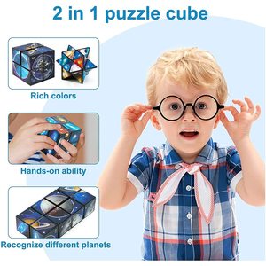 NUEVO 2026 Cubo Mágico Infinito 3D 2 en 1, Juguete Antiestrés, Cubo Infinito del Sistema Solar - Product Image 2