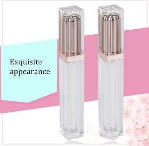 Custom <b>Clear</b> Square Luxurious Lip <b>Gloss</b> Tube with Screw Cap Custom Color Luxury Packaging - Product Image 4