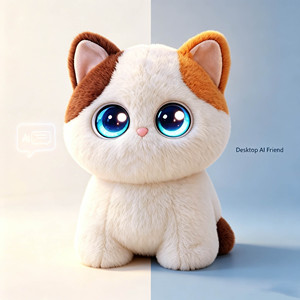 ตุ๊กตาสัตว์เลี้ยง AI ขั้นสูง พร้อมบทสนทนา AI และรองรับภาษา - Product Image 1