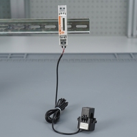 Compteur d'énergie monophasé Acrel ADL200N-CT/D10 80A avec CT à noyau divisé Modbus-RTU, affichage LCD sur rail DIN pour armoire de distribution électrique