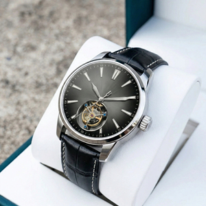Reloj de Pulsera Formal de Lujo para Hombre, Logotipo Personalizado, Movimiento Automático Premium, Reloj Tourbillon, Fabricante OEM - Product Image 1