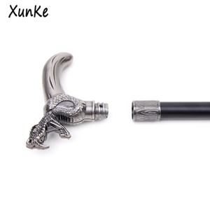 Canne de mode argentée ouverte en forme de serpent canne de marche rétro pour homme accessoire de mariage accessoire de cinéma - Product Image 2