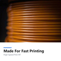 Filamen Printer 3D PLA Kecepatan Tinggi 1.75 mm 1 kg Gulungan PLA-HF Grade Aliran Leleh Cepat Ekstrusi Halus untuk Printer 3D FDM