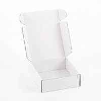 Cajas de Regalo de Cartón Corrugado Resistente con Logotipo Personalizado, Color Negro, Ecológicas y Reciclables, para Ropa Interior