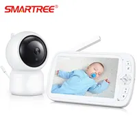 SMARTREE di vendita caldo di buona qualità a buon mercato prezzo 5 pollici PTZ Baby Monitor con visione notturna