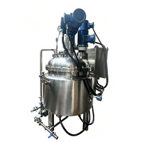 Cuve de mélange en acier inoxydable 300L avec double agitateur, cuve de stockage, machine d'émulsification, homogénéisateur, cuve de agitation