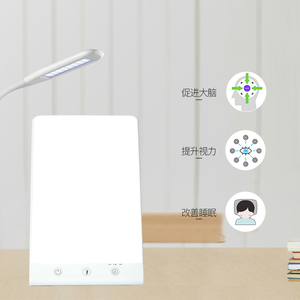 Lámpara de simulación de luz solar LED para trastorno afectivo estacional 2017/745 MDR EU Sensor táctil cuerpo de plástico para uso en dormitorio - Product Image 3