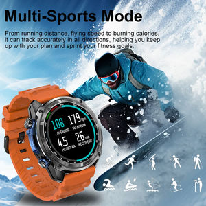 Montre connectée Hot DT G1SmartWatch Android AMOLED GPS avec suivi par 6 satellites, navigation sportive, étanche à 3 <span class=keywords><strong>ATM</strong></span>, boussole, fréquence cardiaque, suivi du sommeil - Product Image 3