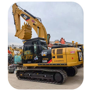 Pelleteuse 320D Cat d'occasion Pelle rétrocaveuse hydraulique à chenilles moyenne originale de 20 tonnes avec composants de roulement central - Product Image 1