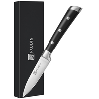 Couteau d'office professionnel 3.5 pouces 5Cr15Mov haute en acier inoxydable éplucheur avec poignée en plastique ABS couteau de cuisine couteau de Chef