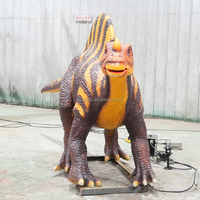 LONGT Alive Simulation Modèle de dinosaure grandeur nature Statue de dinosaure mobile Comme dinosaure Aventure Monde Jardin Parc Décoration