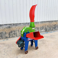 Hacheuse de fourrage multifonctionnelle pour la Tanzanie, hacheuse de paille électrique, machine à couper le foin, alimentation animale, ferme