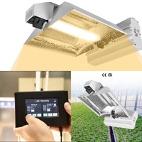 Longood fabricante mejor calidad ETL 95% reflectante ALANOD 1000 w de hps ocultó 1000 vatios crecen la Luz Accesorios con 0-10 rj puerto