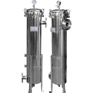 Filtre à bride en acier inoxydable 304 à sac unique pour la filtration de l'eau, de la bière, des spiritueux, du jus, du vin et des boissons - Product Image 1