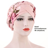Turban Musulman pour Dames Hijab Echarpe Arabe Turban Tressé Couvre-chef Africain