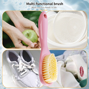 <span class=keywords><strong>Brosse</strong></span> de nettoyage multifonctionnelle à long manche en plastique <span class=keywords><strong>pour</strong></span> chaussures, fenêtres (intérieur/extérieur) et lavage de vêtements - Product Image 6