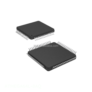 ชิ้นส่วนอิเล็กทรอนิกส์แบบฝังช่องผู้ผลิต ATMEGA64L-8AQ 64 TQFP แบบออนไลน์ - Product Image 1