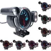 Tachometer Mobil Defi Advance A1 3.75 Inci 80mm Defi 0-11000 RPM Gauge Difi Gauge DF15501 Dengan Motor Stepper