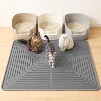 Tapis pour animaux de compagnie en silicone extra-large, écologique, facile à nettoyer, imperméable, résistant à la saleté, anti-fuite et anti-éclaboussures – Meilleure vente