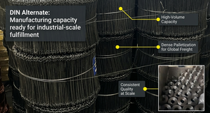 Fil de ligature noir recuit plat de 6 pouces, calibre 16, 1000 pièces, double boucle, pour renforcement de câbles et liens de barres d'armature - Product Image 4