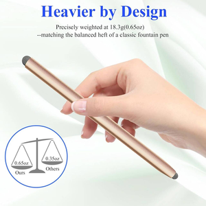 Từ Kim Loại Bút 2 1 Độ Chính Xác Cao Có Thể Thay Thế Nib Lưới Sợi Mẹo Phổ Cảm Ứng Bút Cho Iphone Ipad <span class=keywords><strong>Android</strong></span> Samsung - Product Image 4