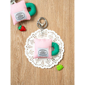 Cozietum a forma di tazza portachiavi in plastica Design unico e pratico portachiavi - Product Image 1
