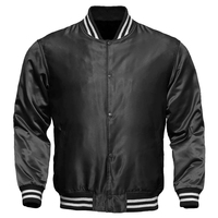 Veste universitaire classique en toile à col montant pour homme, style streetwear américain personnalisé, en laine d'hiver avec patchs brodés