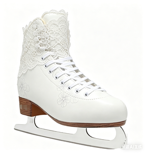 COUGAR Scarpe da Pattinaggio su Ghiaccio in Vera Pelle per Ragazze, Modello MB002 per Gare su Pista, Inverno/Primavera/Autunno - Product Image 6