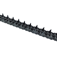 Chaîne à dents pointues ANSI 50/10A-1 pour le transport, chaîne de transmission industrielle à haute résistance à l'usure
