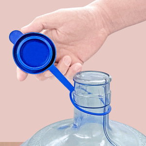Bottled water <b>dust</b> cover, water bucket lid, purified water bucket lid, reusable mineral water sealing <b>cap</b>, smart lid - Product Image 3