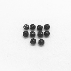 Black Stainless Steel Round Bead Spacer For Bracelet Making GZY-PJ20 Casting Heart Snowflake Circle Pattern Jewelry Findings - Product Image 2