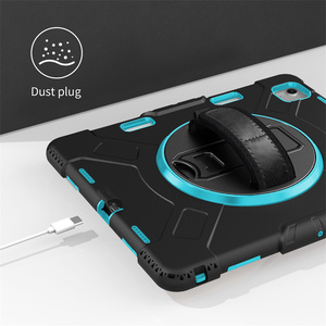 Usine en gros 360 degrés rotation antichoc robuste protection tablette étui <span class=keywords><strong>iPad</strong></span> pour <span class=keywords><strong>iPad</strong></span> Air 11 2024 nouveau - Product Image 5