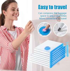 Sac de rangement pour la maison, sac de compression, sac de tuyau, coton transparent, couverture sous vide, résistant à l'humidité, résistant aux moisissures - Product Image 3