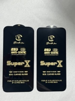 Protections d'écran en verre trempé antistatiques ESD Super X OG pour iPhone pour Samsung Xiaomi - Tous les modèles de téléphones mobiles