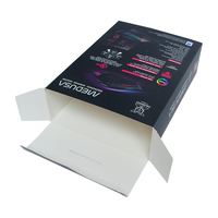 Scatola di Carta Pieghevole Personalizzata per Mouse da Gaming, Riciclata, Spessore 2mm, Vendita all'Ingrosso, Stampa in Rilievo Personalizzata