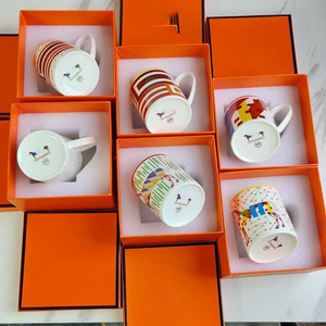 Set Regalo di Tazze da Caffè in Ceramica di Lusso con Motivi Geometrici, Tazze in Porcellana Premium Lavabili in Lavastoviglie per Ufficio, Casa <span class=keywords><strong>e</strong></span> Regali - Product Image 2
